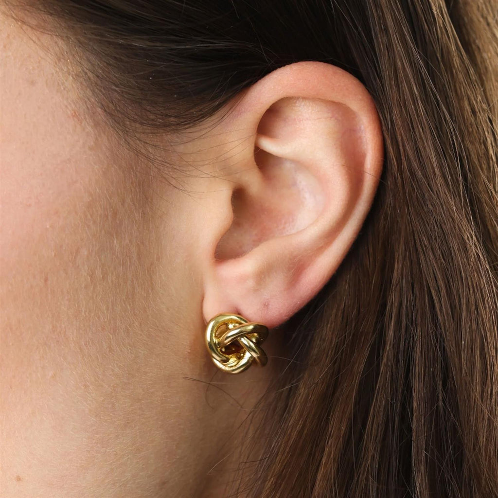 Karla - Knot Stud Earrings Stainless Steel
