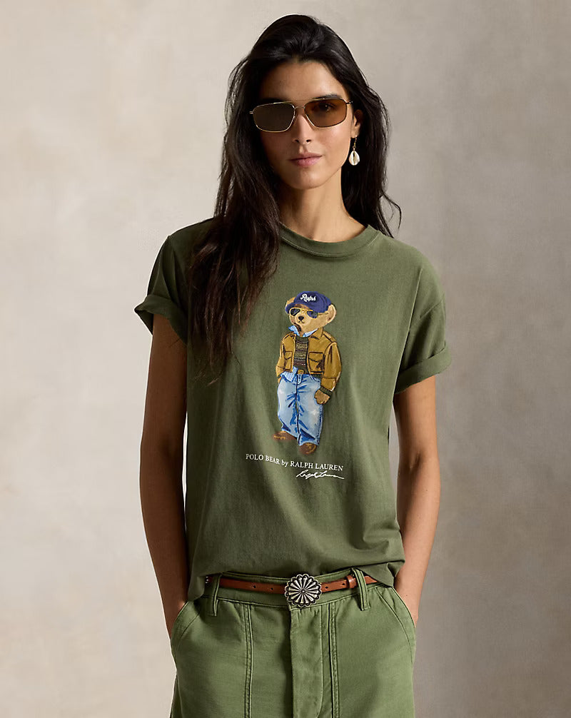 Polo Bear Cotton Jersey T-Shirt
