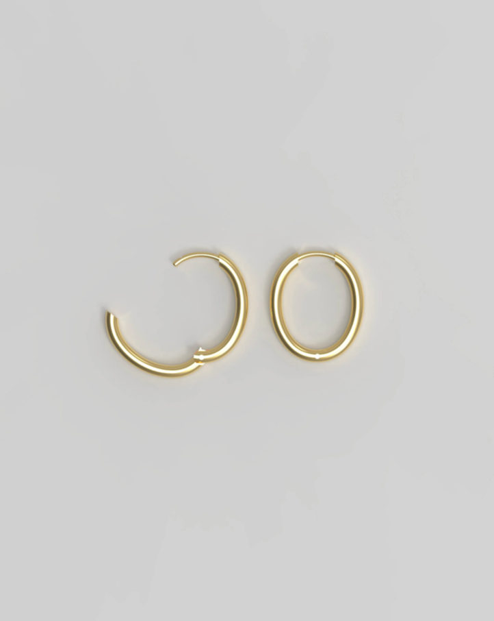 Slim Hoop M Plated