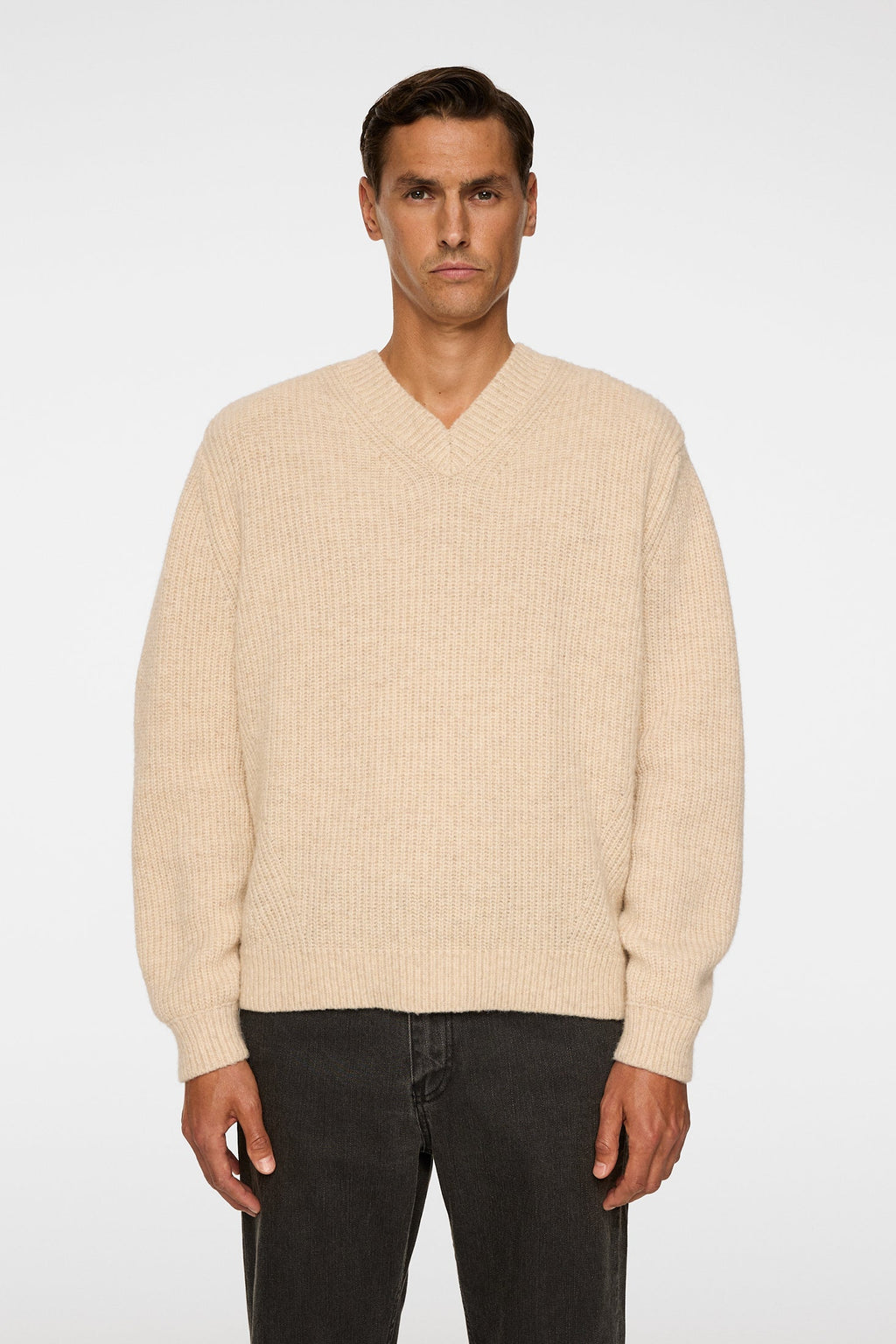 Vitor V-neck Heavy Knit Genser