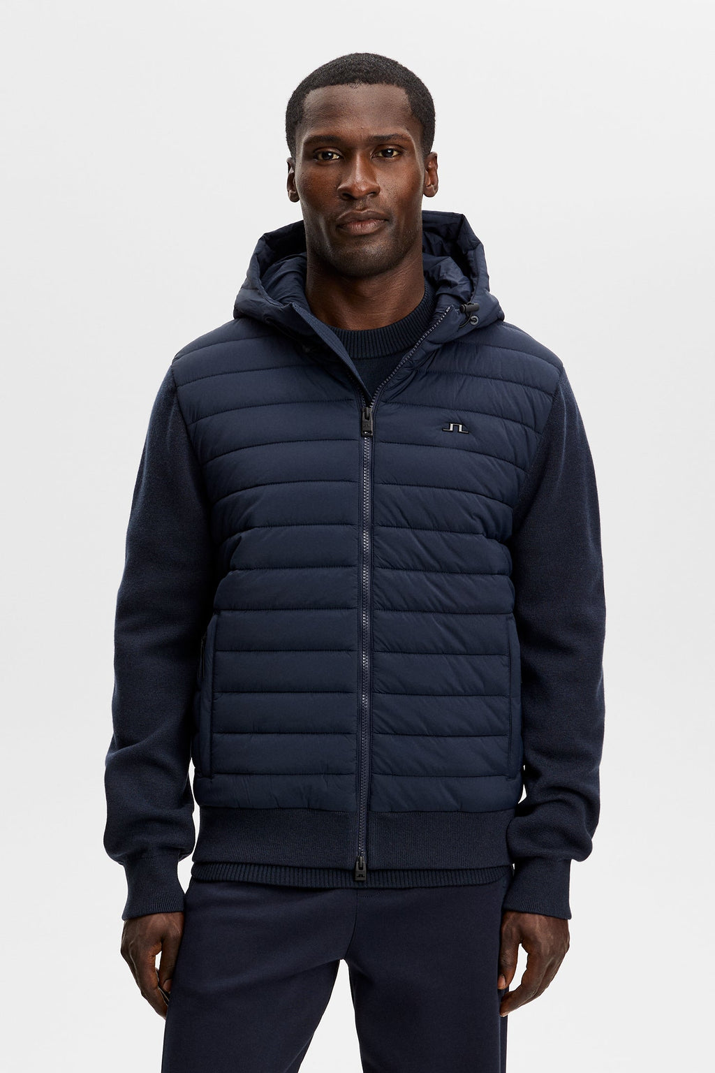 Thaden Knit Hood Hybrid Jacket Genser