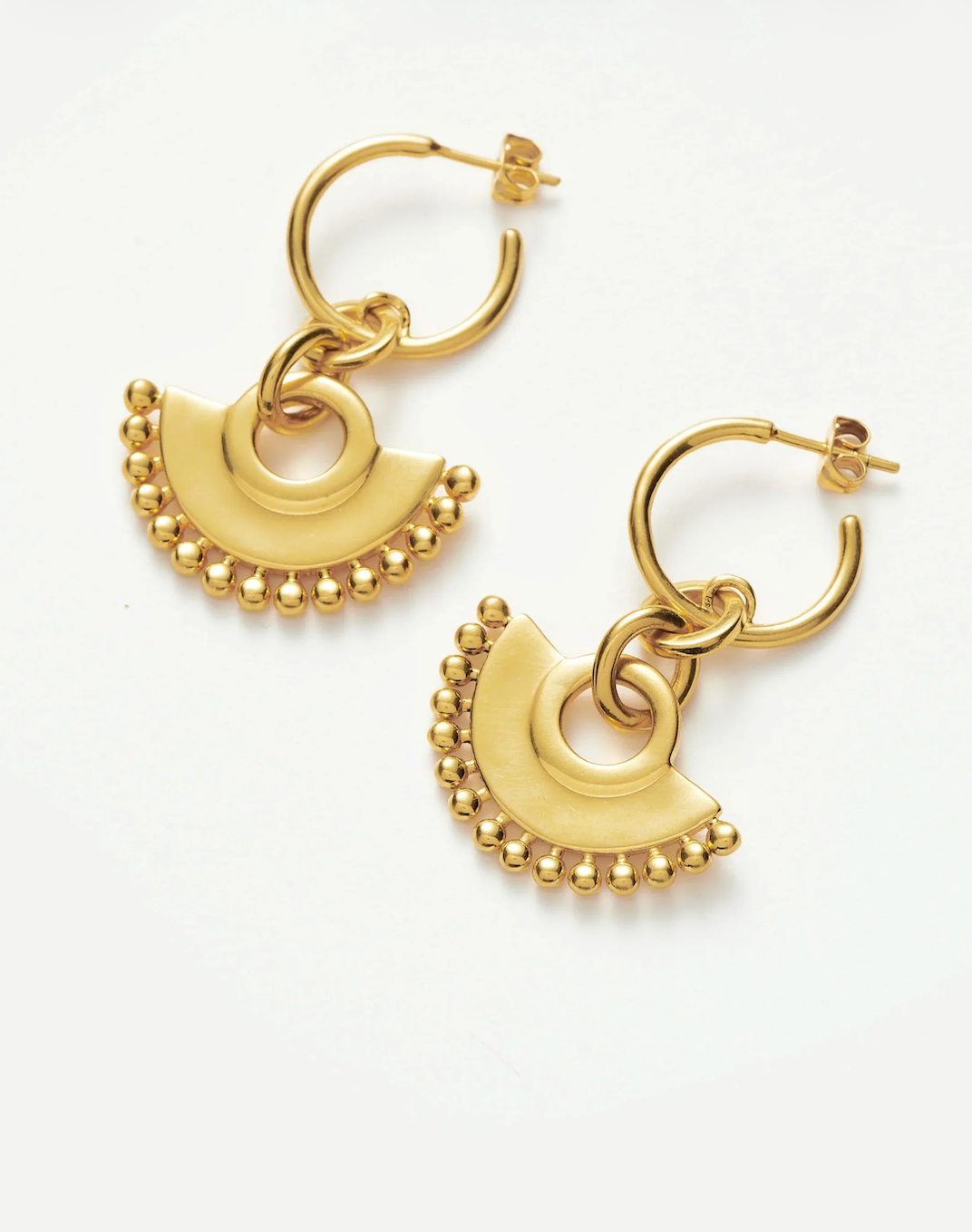 ZENYU CHANDELIER SMALL HOOP EARRINGS