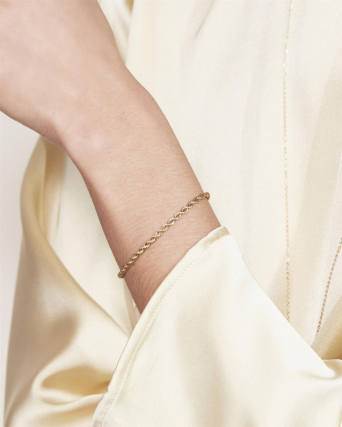 Rope Chain Bracelet Gold