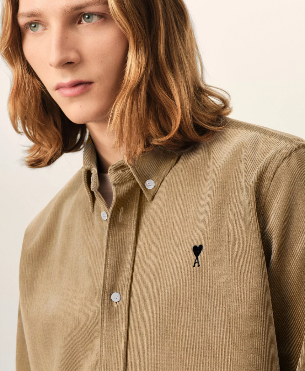 CONTRASTED ADC BUTTON DOWN COLLAR CLASSIC SHIRT