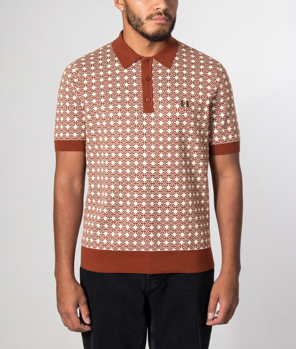 FLORAL JACQUARD SHIRT Genser
