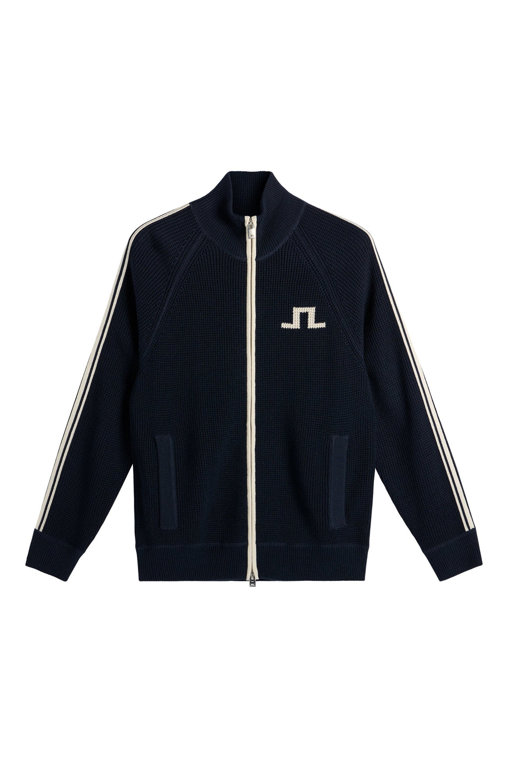 Craig Zip Knit Cardigan Genser