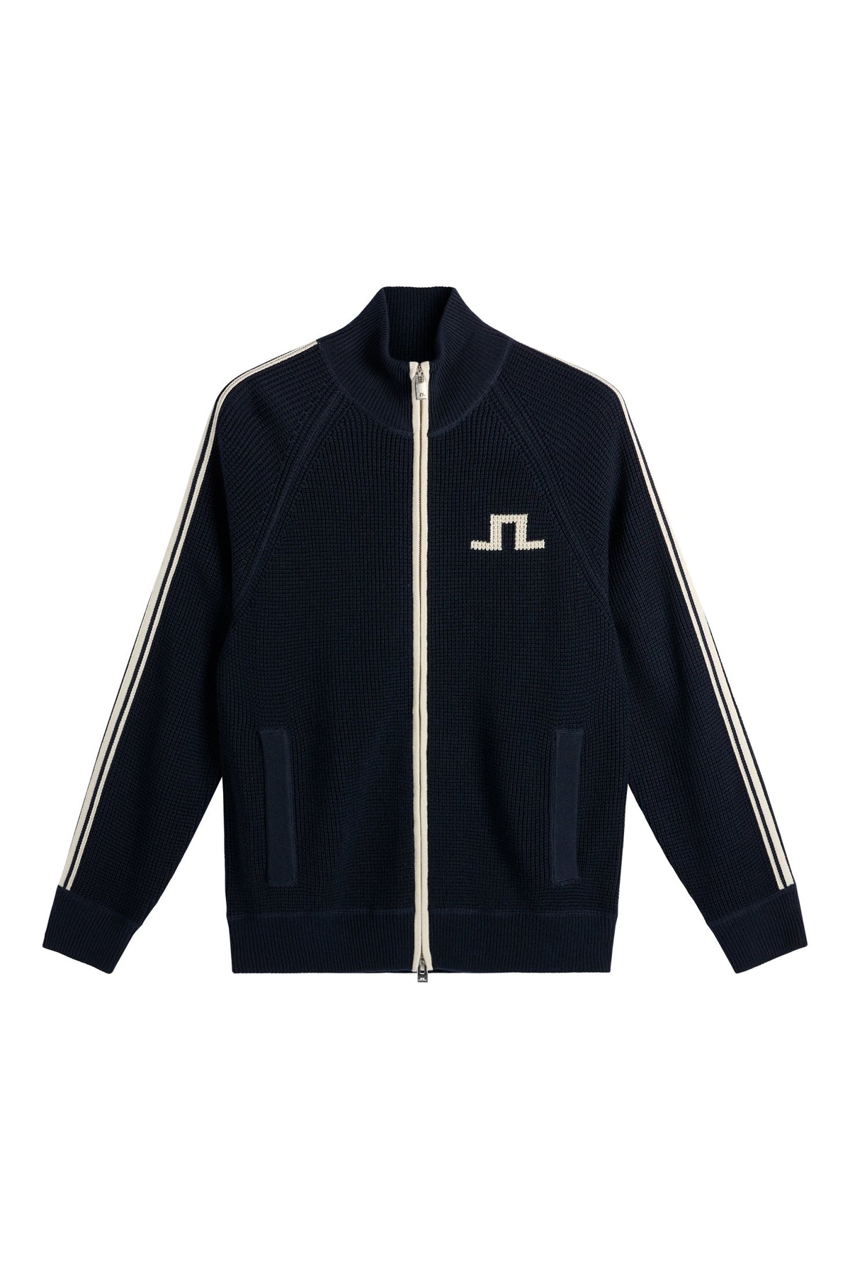 Craig Zip Knit Cardigan Genser