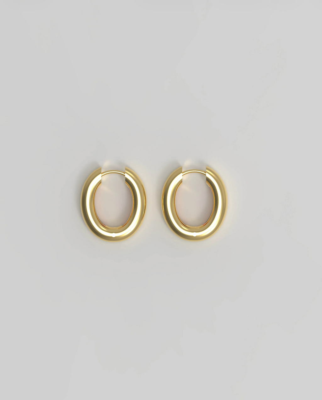 Chunky Hoop M Plated