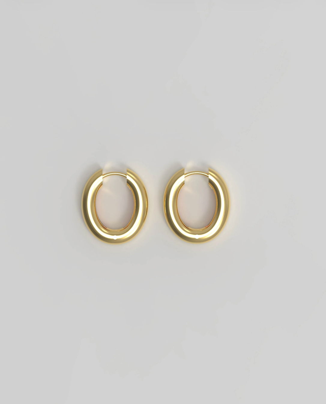 Chunky Hoop M Plated