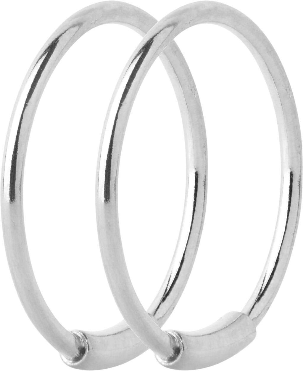 Basic 12 Hoop Silver HP Ørepynt