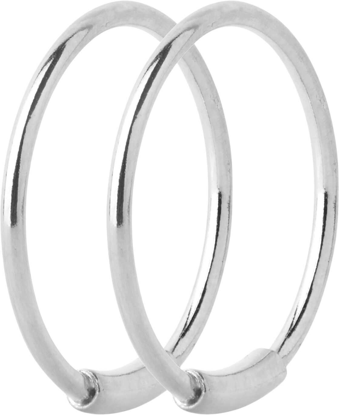 Basic 12 Hoop Silver HP Ørepynt