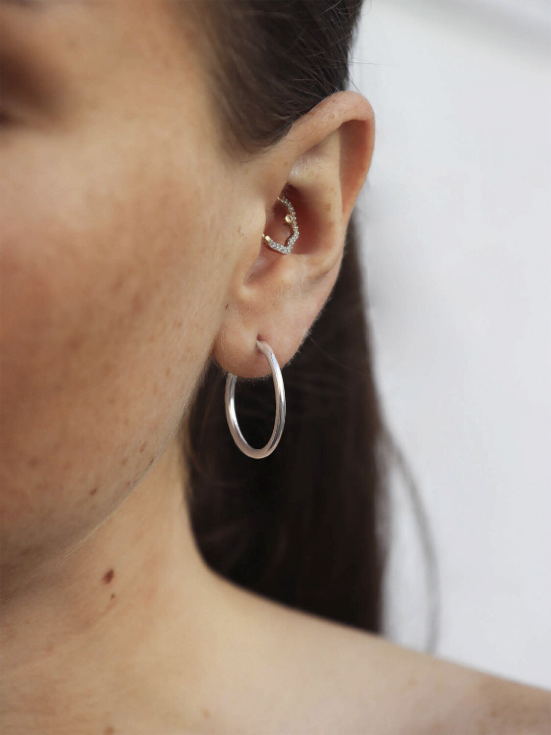 Senorita 25 Hoop 25 Silver HP * Ørepynt