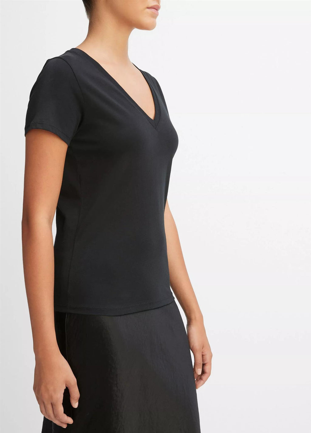 Essential Pima Cotton V-Neck T-Shirt