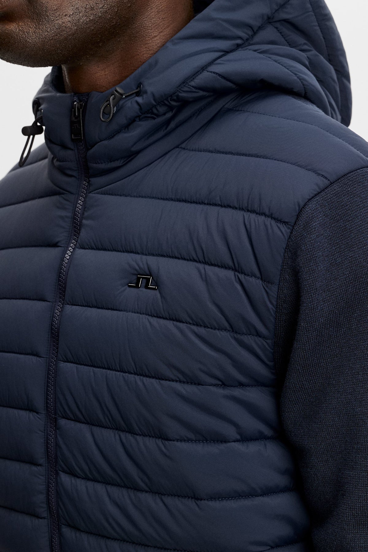 Thaden Knit Hood Hybrid Jacket Genser
