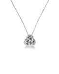 Infinity Knot Necklace L Steel