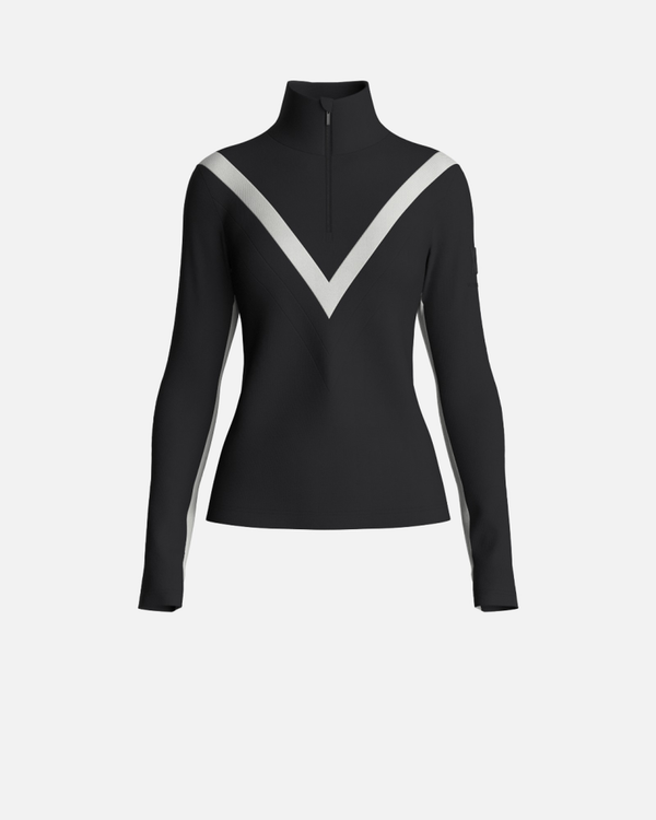 Voss Chevron ZipUp Sweater
