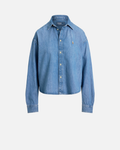 WD CRP ST-LONG SLEEVE-BUTTON FRONT SHIRT