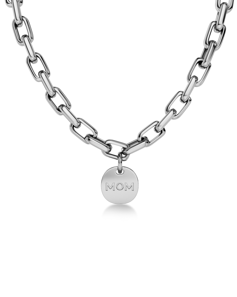 Mom Necklace Maxi Steel Smykke