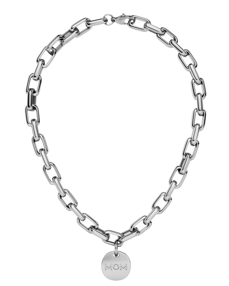 Mom Necklace Maxi Steel Smykke