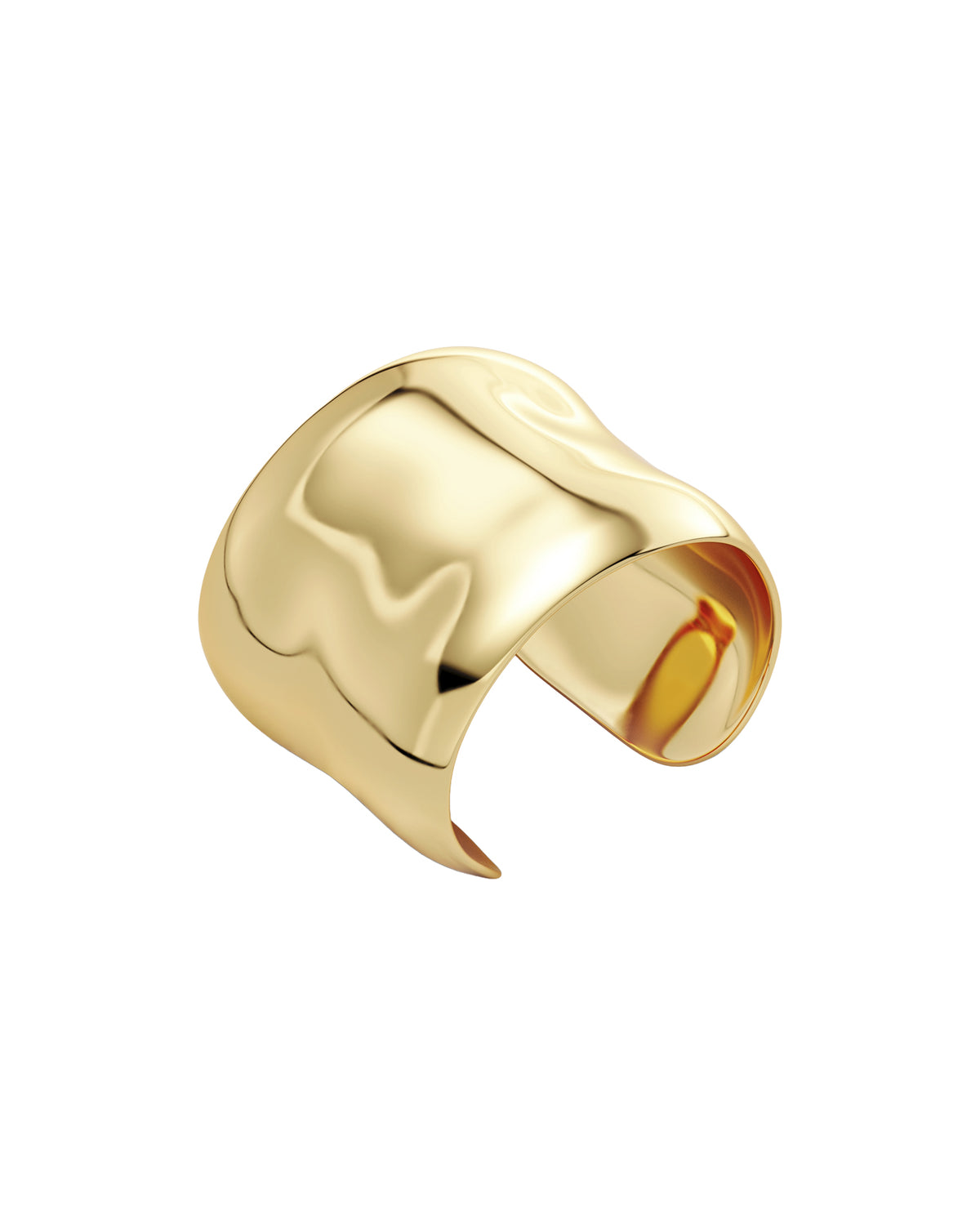 Flowy Bangle Gold Armbånd
