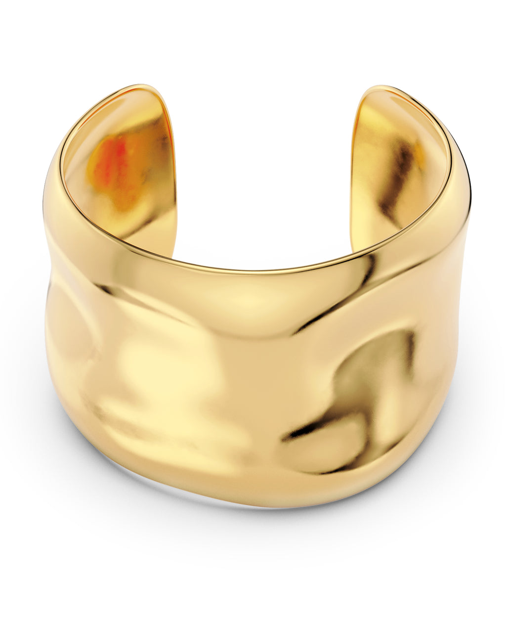 Flowy Bangle Gold Armbånd