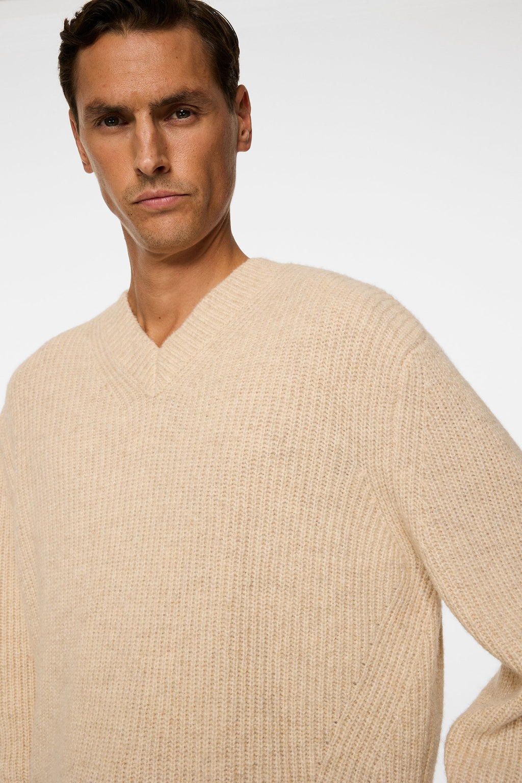 Vitor V-neck Heavy Knit Genser