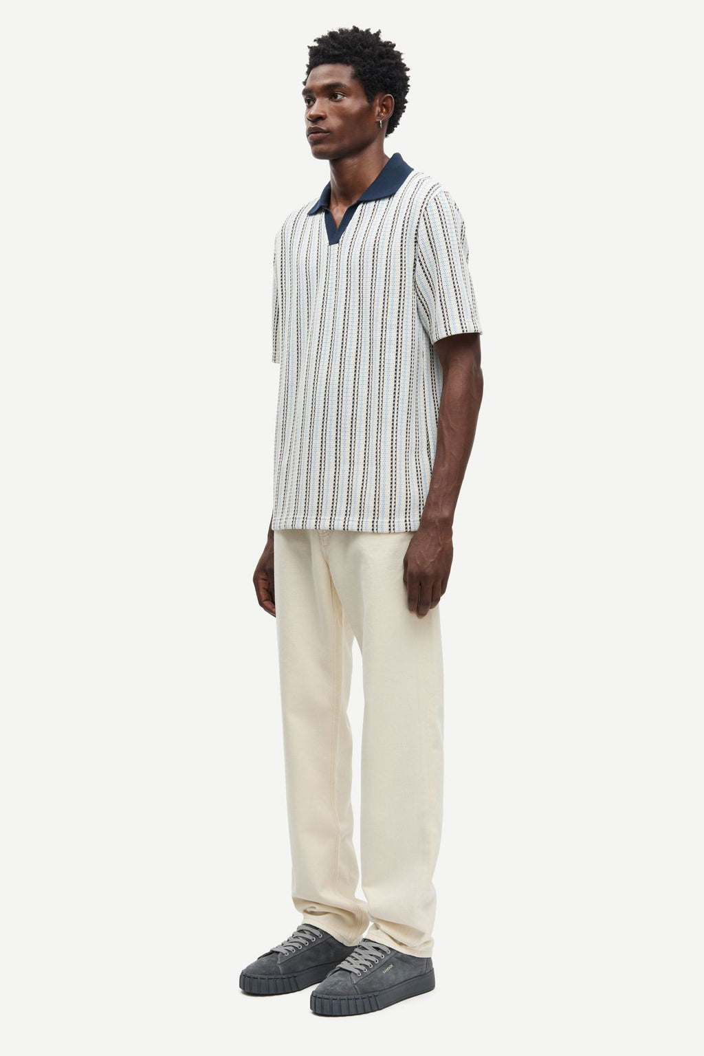 Samac V-Neck Polo 16091