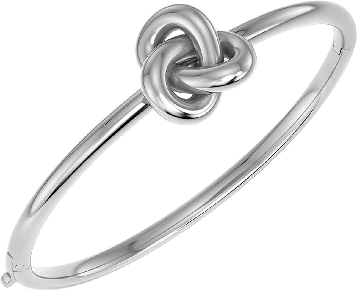 Infinity Knot Bangle Steel Armbånd