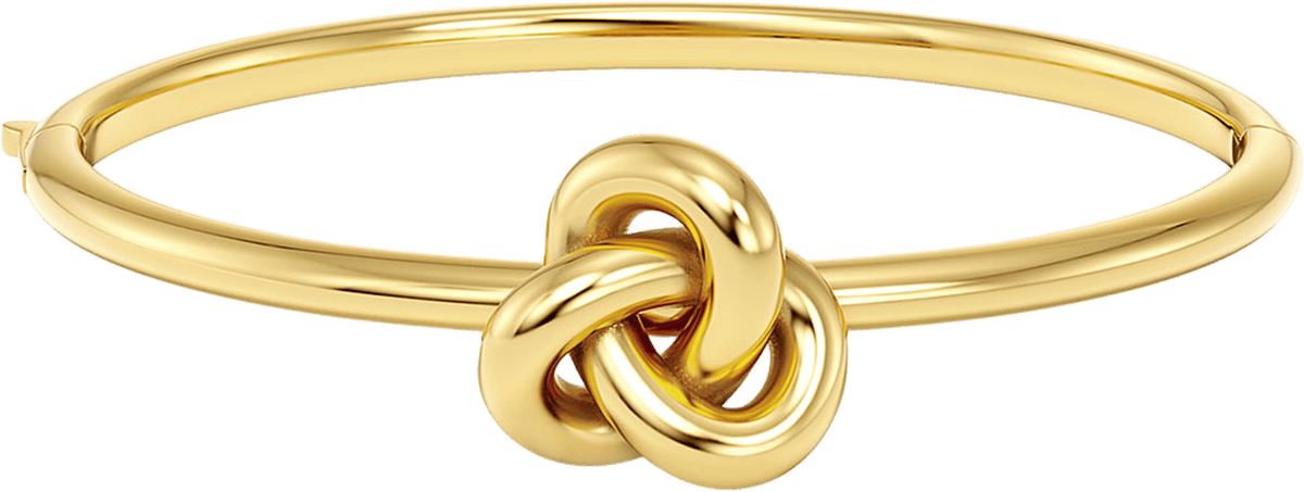 Infinity Knot Bangle Gold Armbånd
