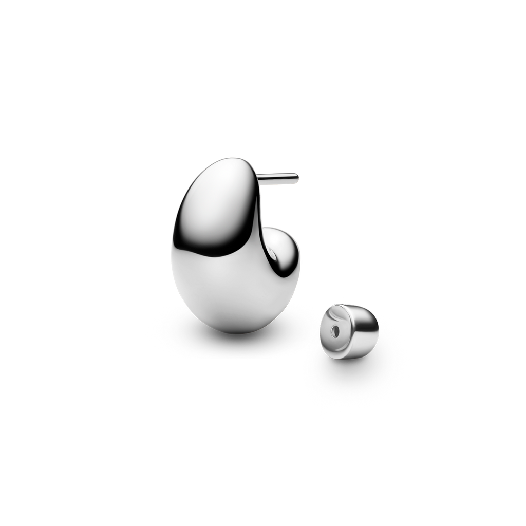 Tryvann Pillow Earring Silver Ørepynt
