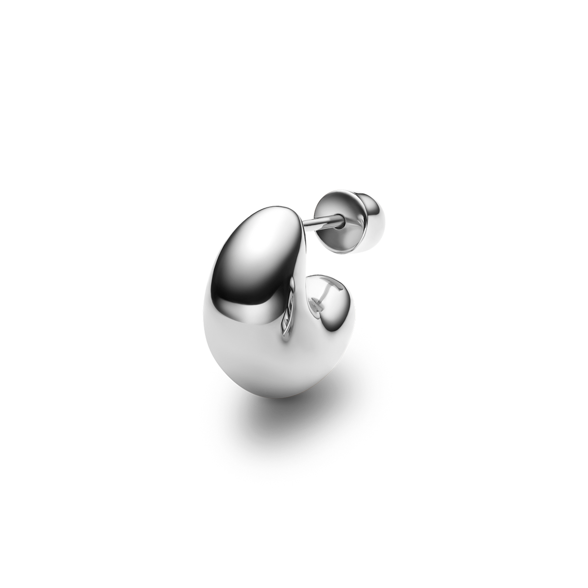 Tryvann Pillow Earring Silver - PAIR Ørepynt