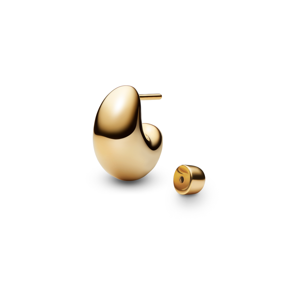 Tryvann Pillow Earring Gold - PAIR Ørepynt