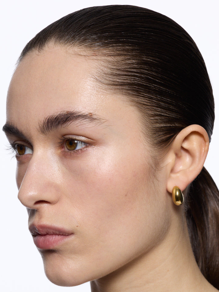 Tryvann Pillow Earring Gold - PAIR Ørepynt