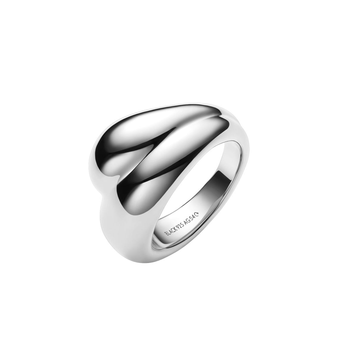Tryvann Trail Ring Silver Ring