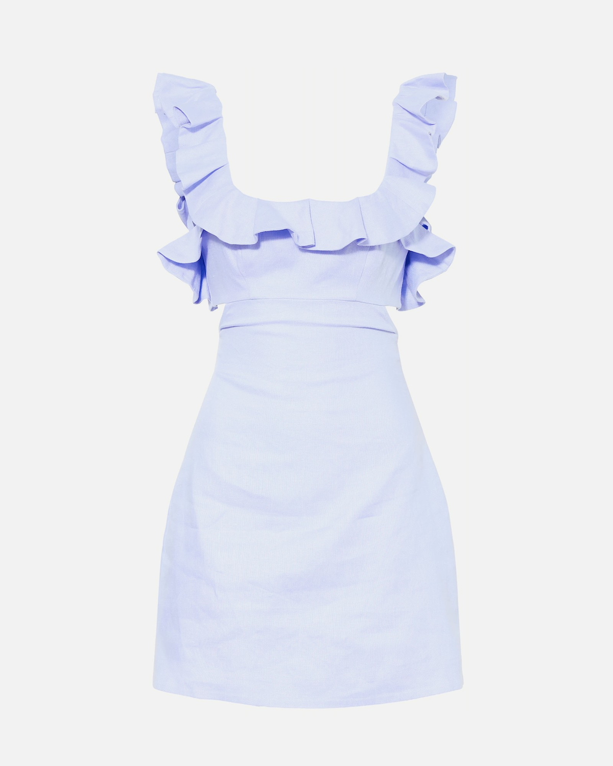 Indra Frilled Mini Dress