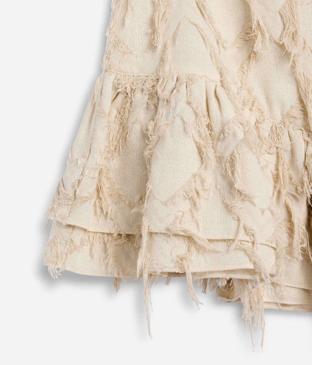 IBEN POSY FRAY SKIRT