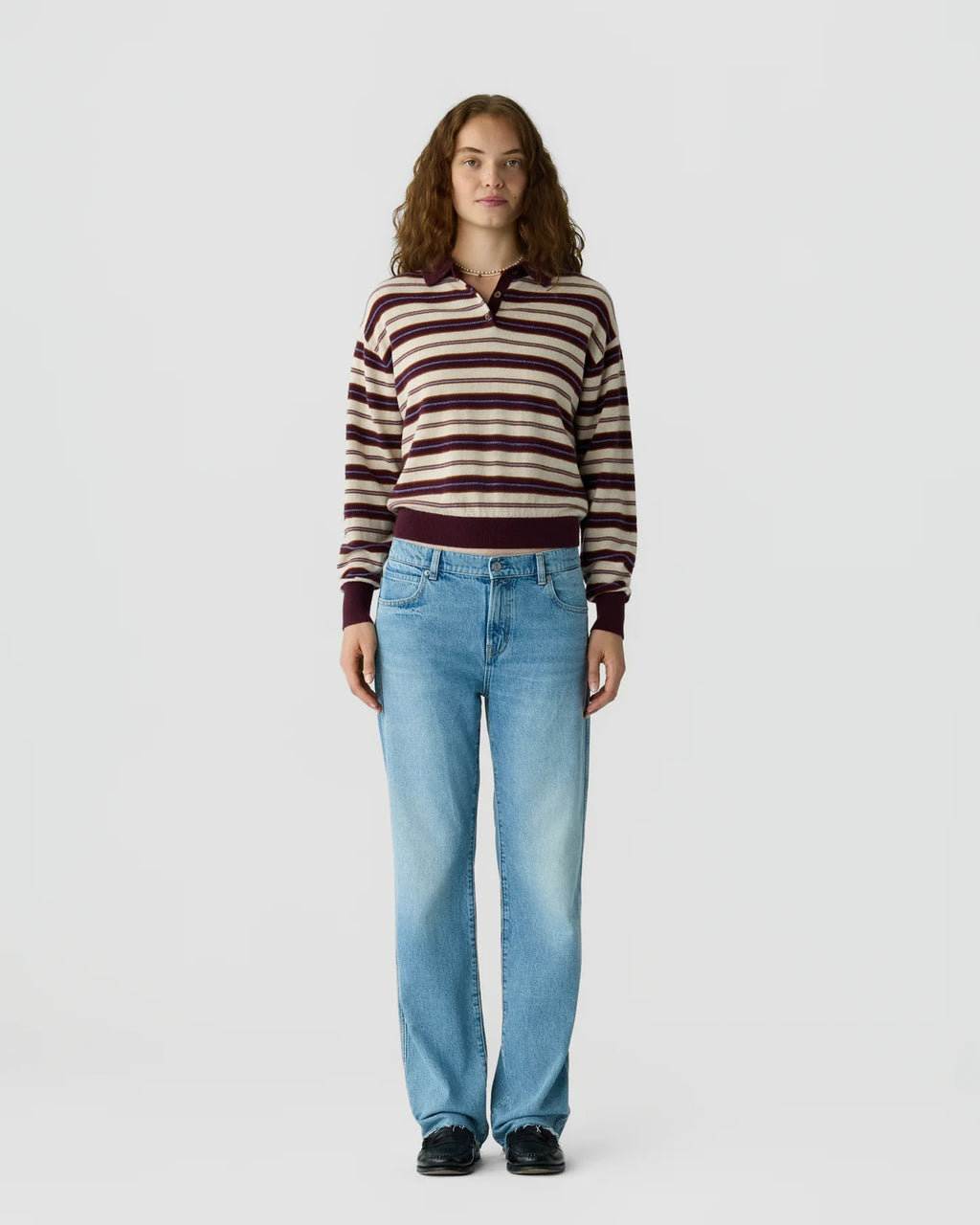 Collegiate Stripe Polo