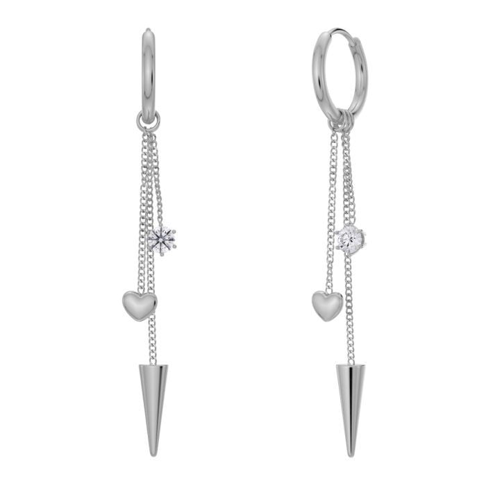 Peak Hoops Multi Heart Steel