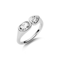 You & Me Signet Ring Silver Ring