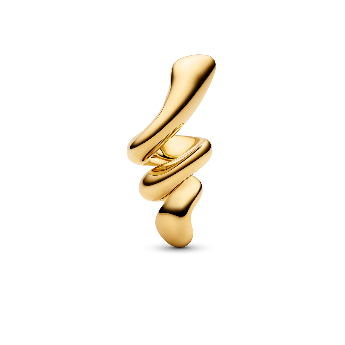 Coil Earring Small Gold Ørepynt