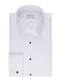 Slimline, C56 Fly Front Open Pleats Dr Cuff Skjorte
