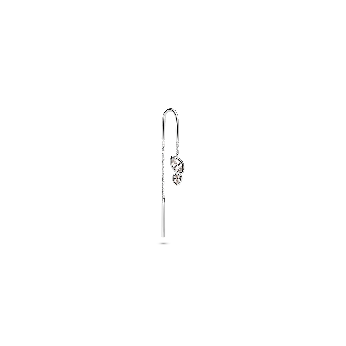 Swift Earring 01 Silver Ørepynt