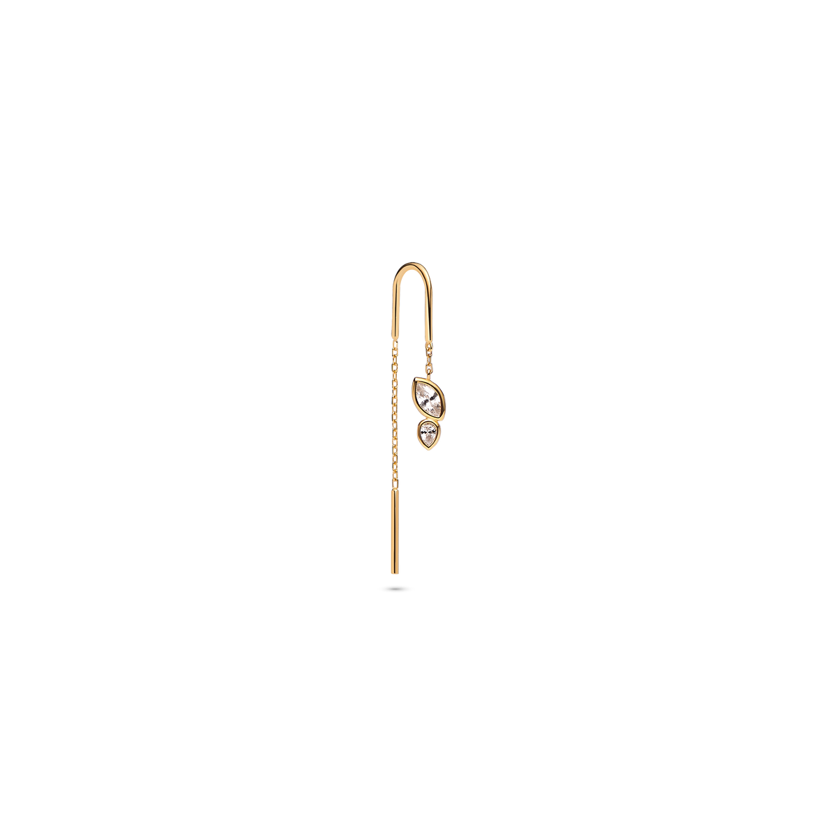 Swift Earring 01 Gold Ørepynt