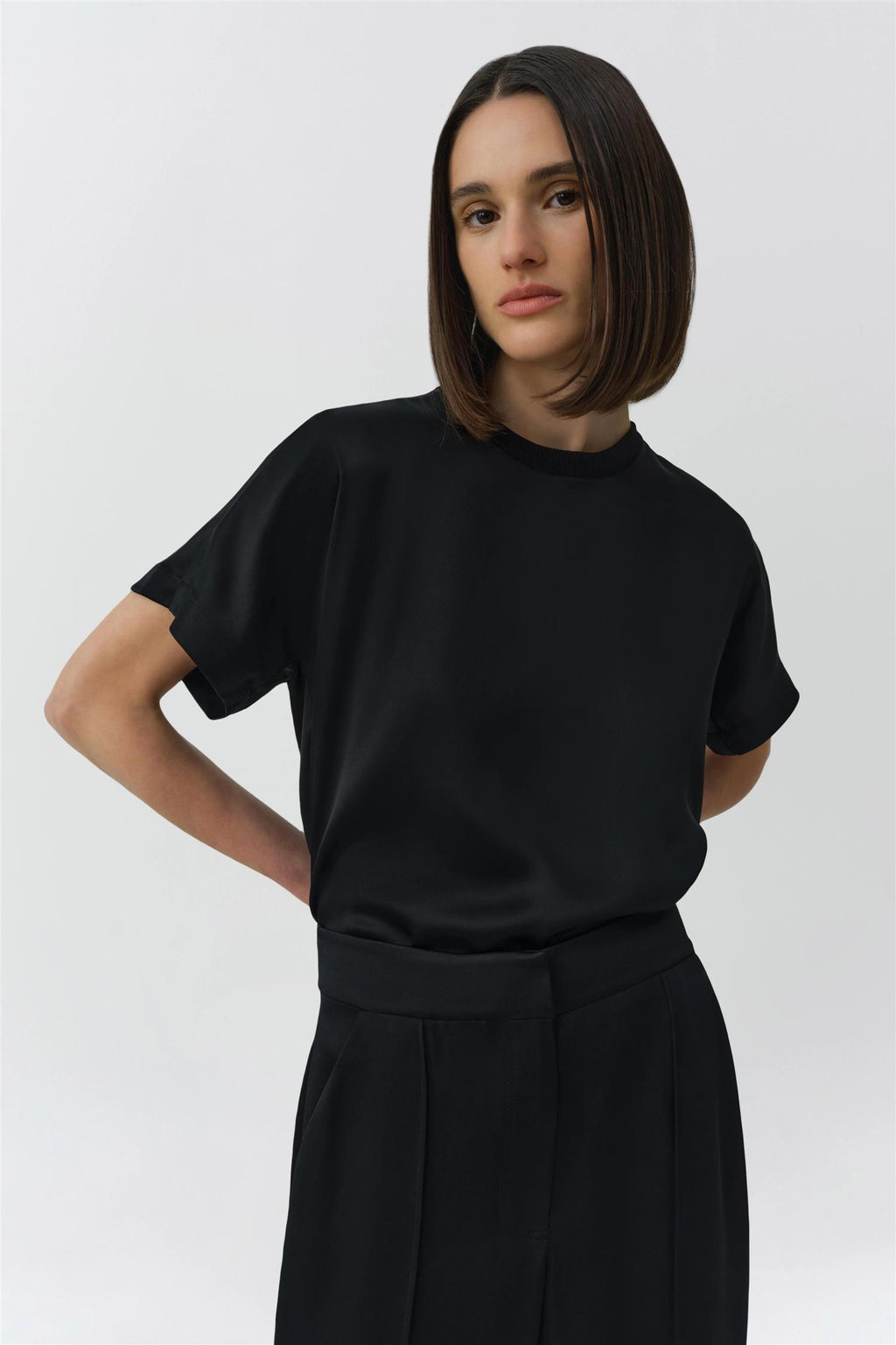 ADDY S/S KNIT BACK T-SHIRT