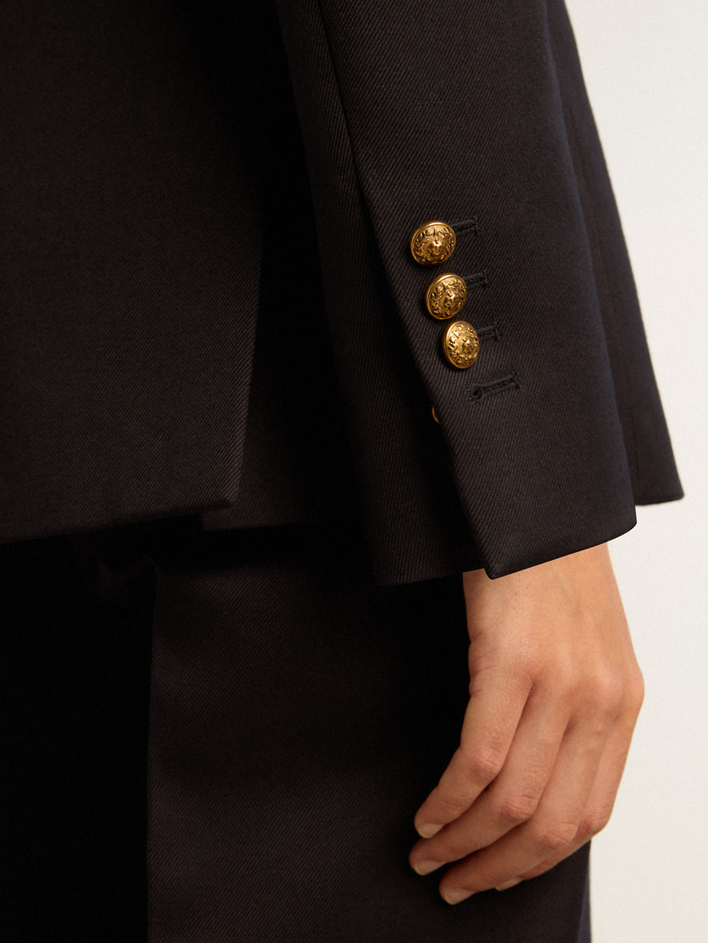 Golden Double Breasted Blazer