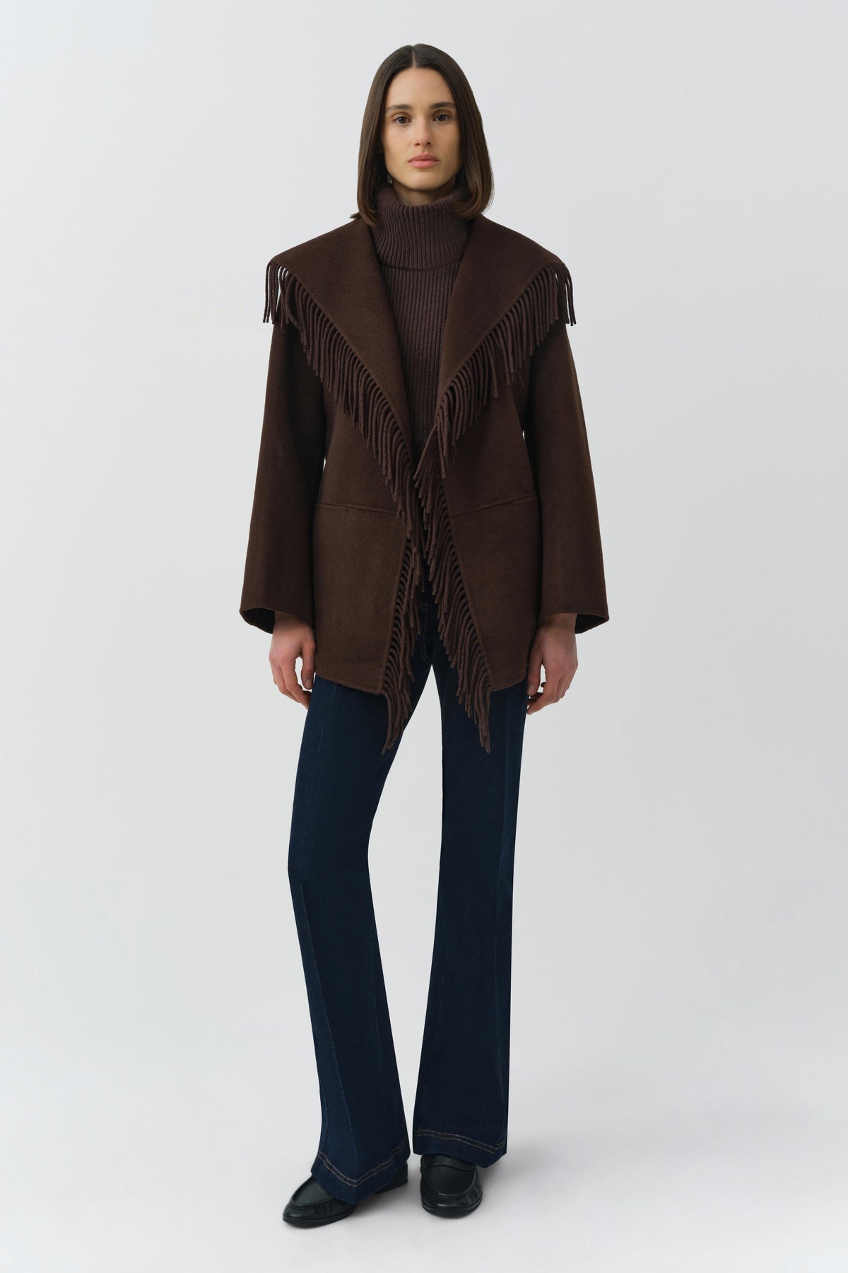 ROWEN FRINGE JACKET Yttertøy