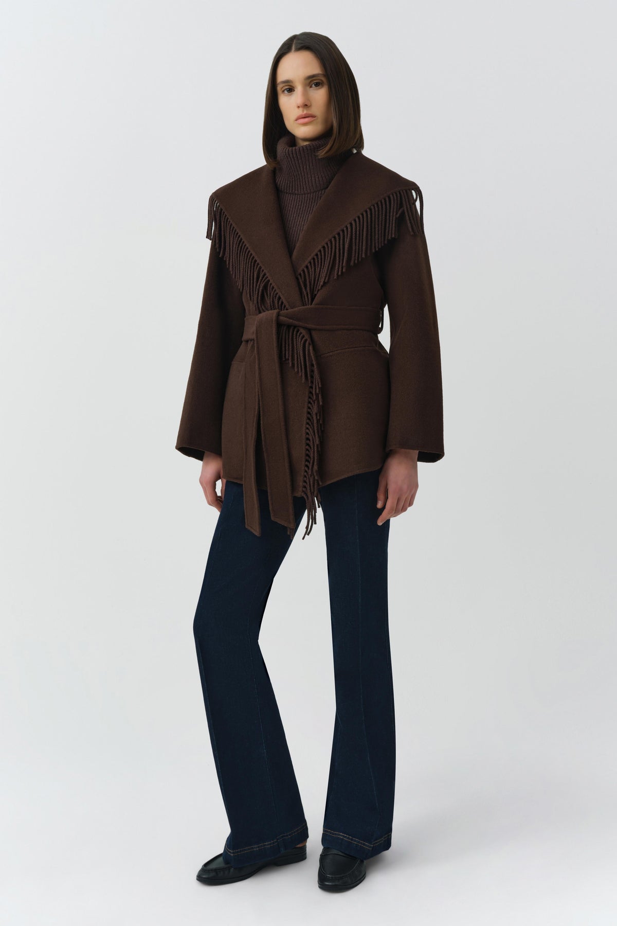 ROWEN FRINGE JACKET Yttertøy