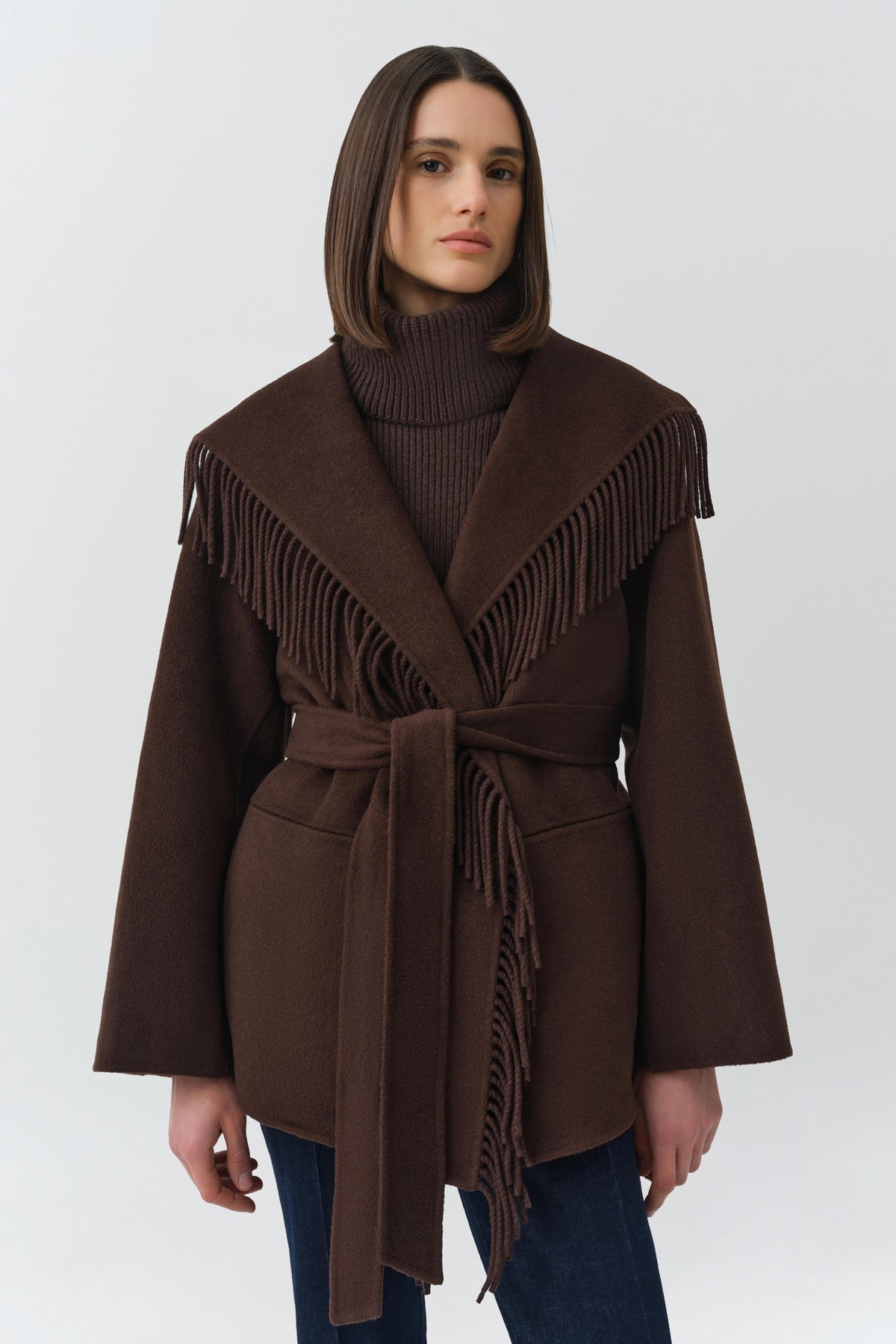 ROWEN FRINGE JACKET Yttertøy
