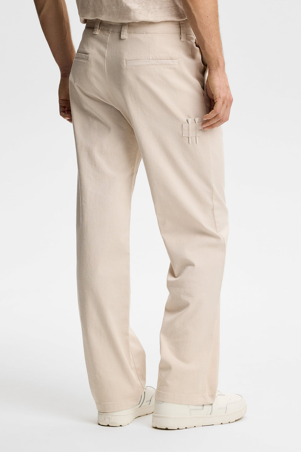 Devyn Straight Cotton Pants Bukser