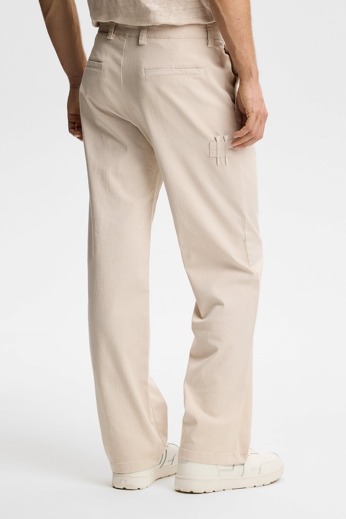 Devyn Straight Cotton Pants Bukser
